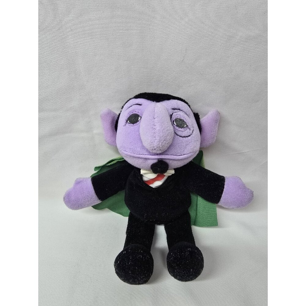 Vintage TYCO Sesame Street The Count 8" Beanbag Plush Figure 1997 Jim Henson